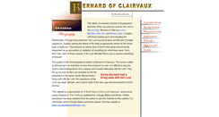 Desktop Screenshot of bernardofclairvaux.ccws.org