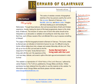 Tablet Screenshot of bernardofclairvaux.ccws.org