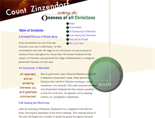 Tablet Screenshot of countzinzendorf.ccws.org